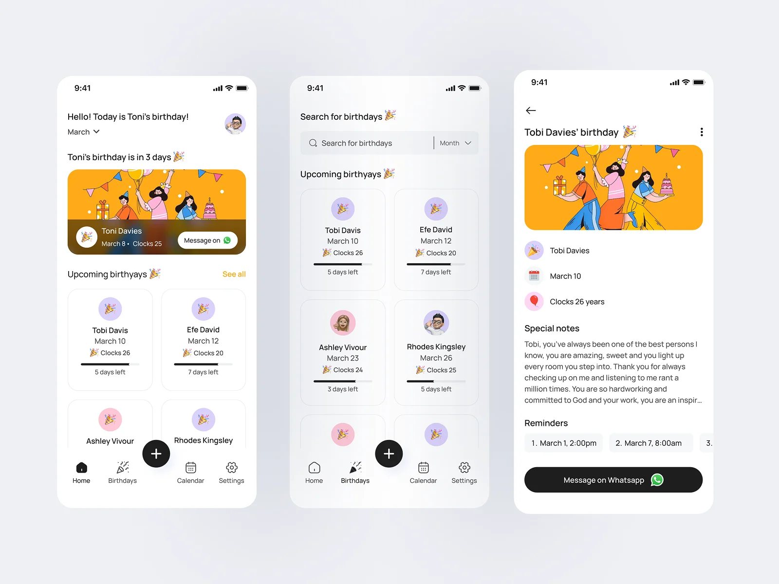 Home & Search Screen